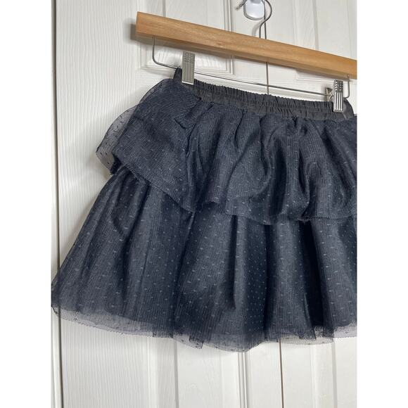 NEW Janie and Jack Black Tiered Tulle TuTu Skirt Size 7 - Picture 9 of 9